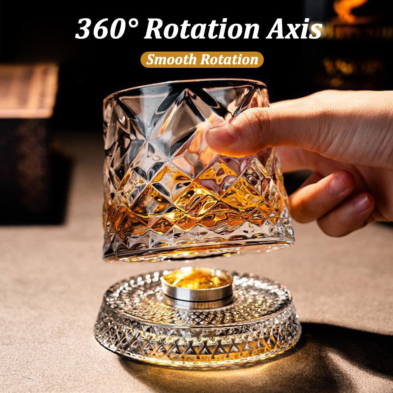 Aurum™ Rotating Whiskey Glass