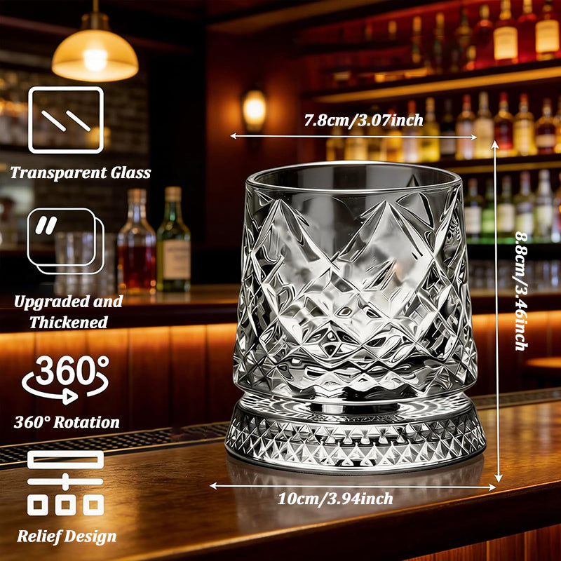 Aurum™ Rotating Whiskey Glass
